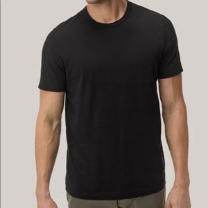 BUCK MASON PIMA BLACK SHORT CLASSIC TEE (M&L) NWOT